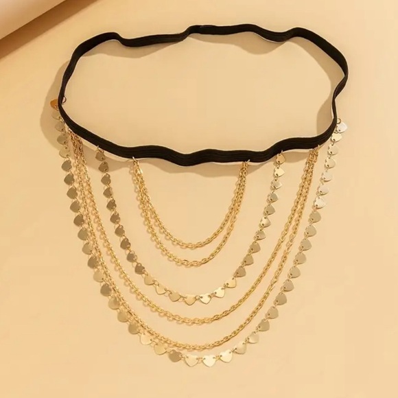 Last One! Sexy Gold Heart Tassle Girdle - Picture 5 of 7